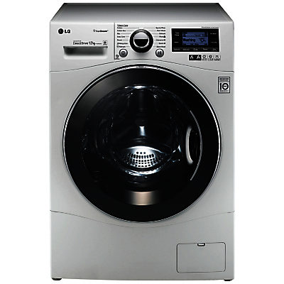 LG F1495BDSA TrueSteam™ Freestanding Washing Machine, 12kg Load, A+++ Energy Rating, 1400rpm Spin, White